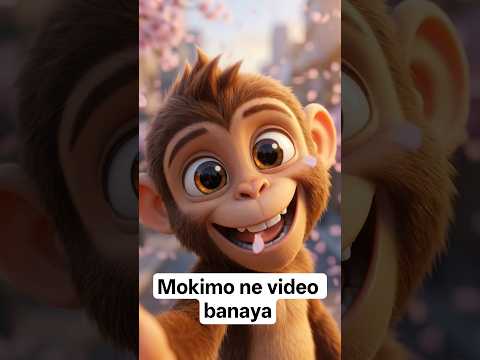Mokimo the Monkey Goes Viral with a Smartphone! 🐵📱😂 #shortsfeed #shorts