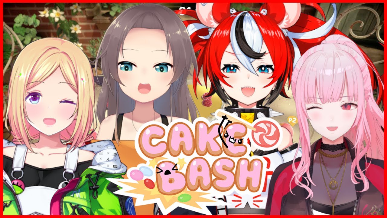 【Cake Bash】ホロライブケーキたちの戦い！【ホロライブ/夏色まつり】