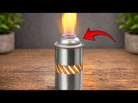 No Gas, No Wood 😱! Most People Would Never Imagine This! Endless Heat from a Tiny DIY Stove! 🔥