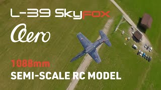 KAVAN L-39 Skyfox 1088mm ARF - šedá,
