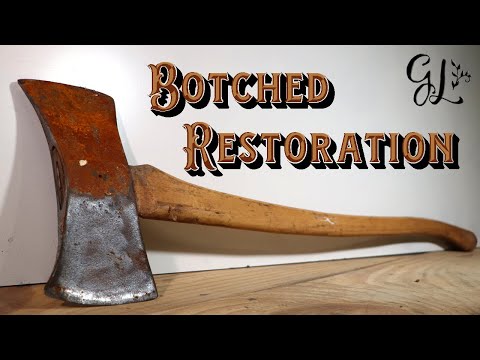 How "NOT" to restore an Axe. One hour Restoration.
