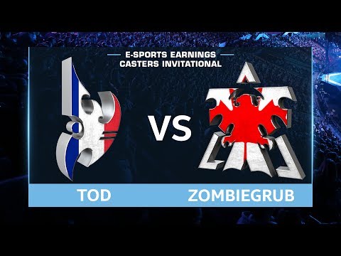 StarCraft 2 - ToD vs. ZombieGrub (PvT) - EsportsEarnings Casters Invitational - Playoffs Quarters #2