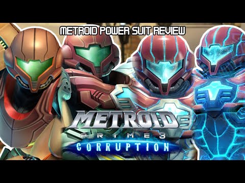 All Metroid Prime 3: Corruption Suits | Metroid Power Suit Review Compilation