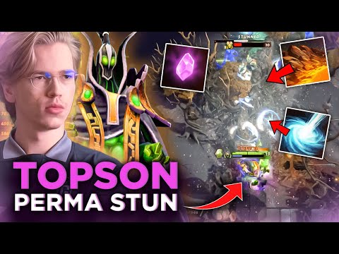 TOPSON abuses 200 IQ 100% Broken Stun Combo in Dota 2