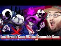 Last Breath VS Last Genocide Part 1 2 3 4 FINALE SANS VS SANS ANIMATION Undertale REACTION