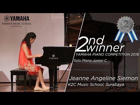 Yamaha Piano Competition 2018, 2nd Winner Junior C - Jeanne Angeline Siemon (K2C, Surabaya)