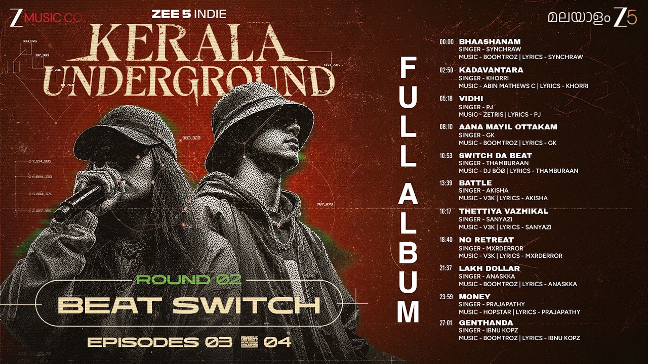 Kerala Underground - Beat Switch | Full Album | Dabzee, The Imbachi, Parimal Shais, MC Couper