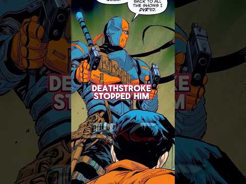 Deathstroke Helps Jason Todd ESCAPE ARKHAM ASYLUM #shorts