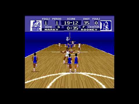 NCAA Basketball SNES Gameplay [No Commentary]