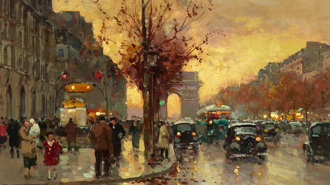 ERIK SATIE Paris EDOUARD CORTES PAINTINGS