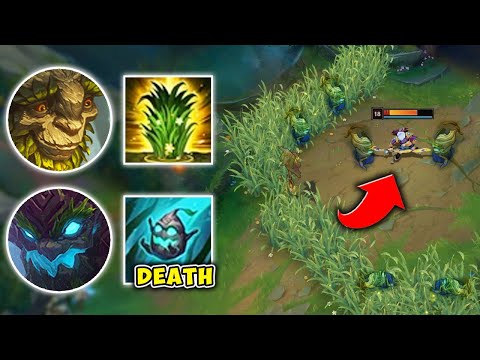 WE PLAYED THE "BUSH OF DEATH" COMP AND MAOKAI SAPLINGS ONE SHOT - League of Legends