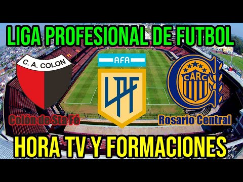 Colon vs Rosario Central (Hora TV y Formaciones) Fecha 22 Liga Profesional 2021