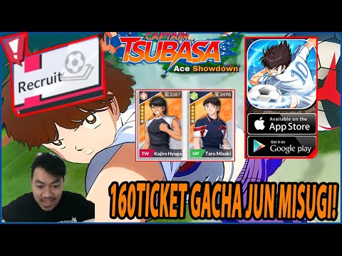 🔥🔥160TICKET GACHA UNTUK DAPATKAN MF JUN MISUGI [BEST MF CHARACTER] - CAPTAIN TSUBASA: ACE SHOWDOWN