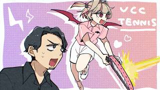 〖VCC TENNIS〗最強のダブルス視点…？！〖にじさんじ￤魔界ノりりむ〗