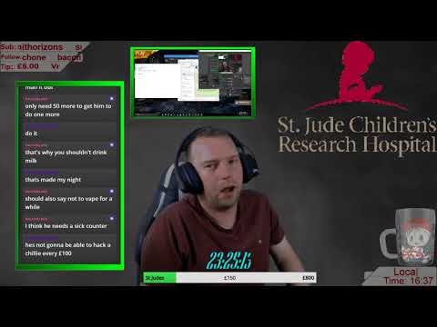 Flat_Battery Eats A Carlina Reaper Ghost Chilli Pepper For Charity!