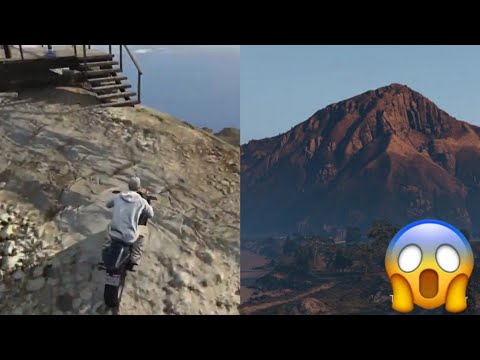 MI BUTTO DAL MONTE CHILIAD CON UNA MOTO!!Gta5 ITA