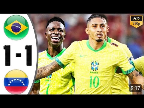 Brazil vs Venezuela 1-1 Highlights & All Goals 2024 HD