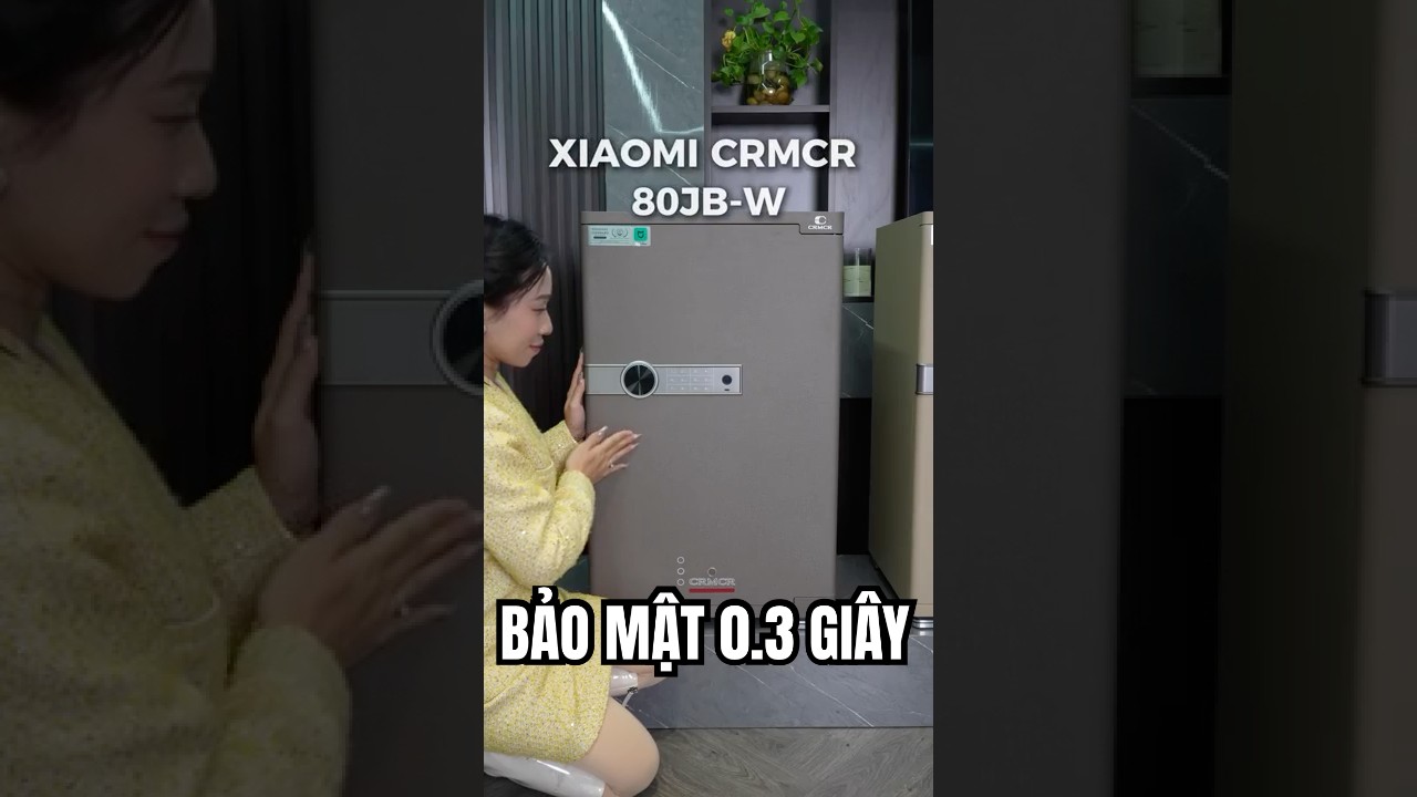 Két Sắt Xiaomi CRMCR 80JBW, Ngăn bảo quản đồng hồ cơ, Kết Nối APP Xiaomi Home