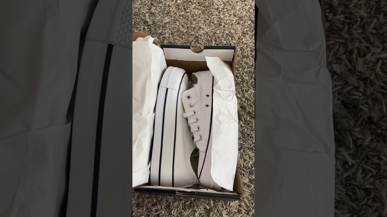 Converse Canvas Platform Chuck Taylor All-Star #shorts