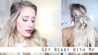 Get Ready With Me!!!  Makeup/Braid/Outfit