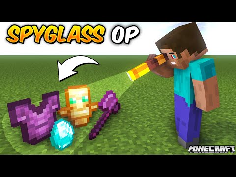 Minecraft but there are CUSTOM SPYGLASSES