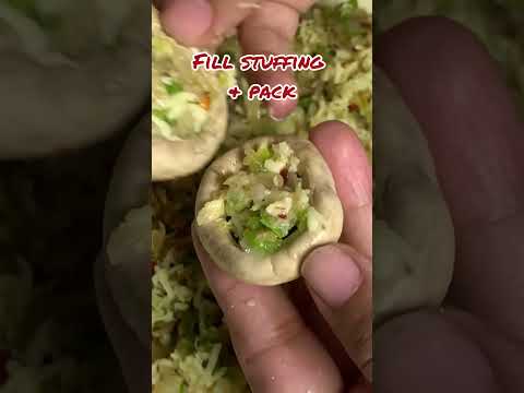 Mushroom Duplex Recipe |Juicy & Crunchy Cafe Style Stuffed Mushroom Starter |Stuffed Mushroom Snacks