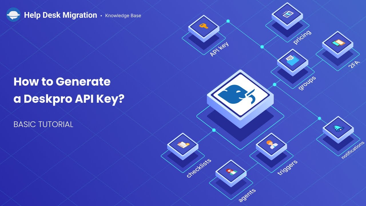 How to Generate a Deskpro API Key How to Generate a Deskpro API Key