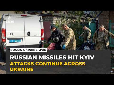 Russian missile strikes hit Kyiv as Ukraine faces sustained attacks