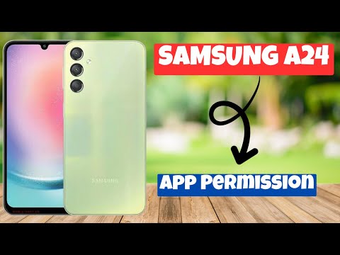 Samsung Galaxy A24 App Permission || How to set app permissions || How to use app permission setting