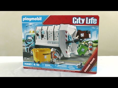 Unboxing Playmobil : Le camion des éboueurs (2021) – 70885