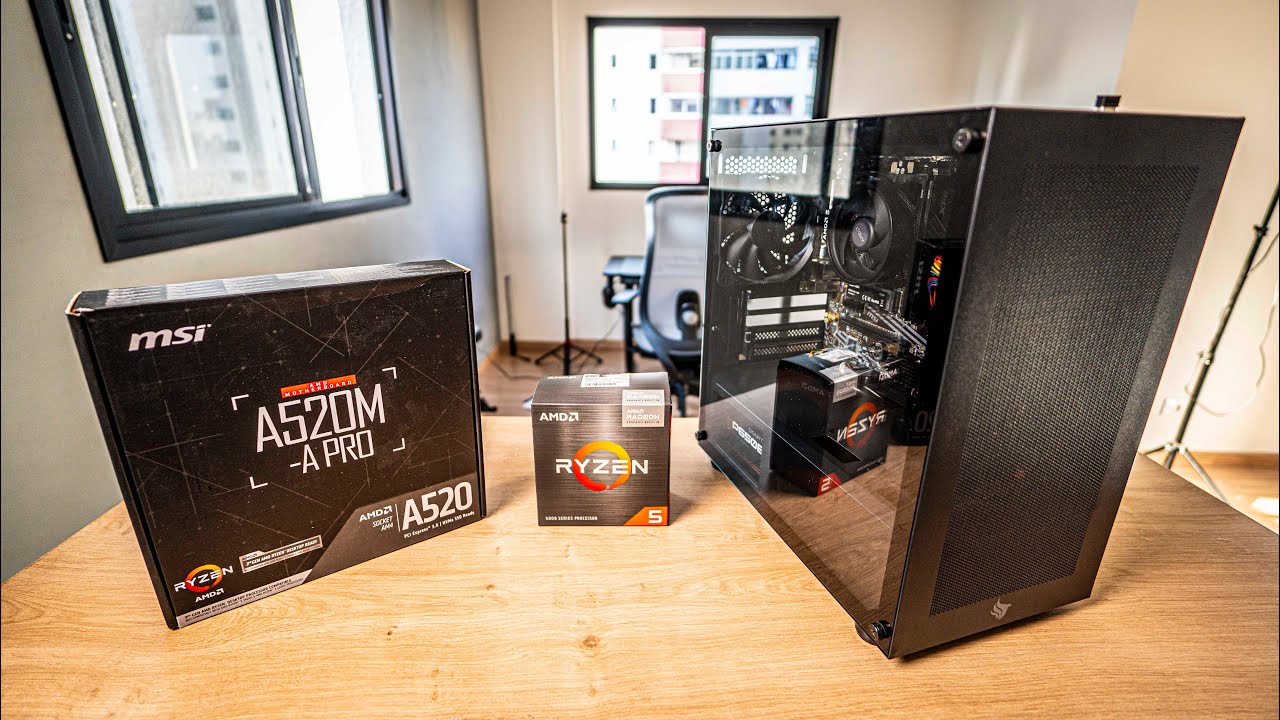 (POV) Montando o Melhor PC GAMER BARATO de 2000 Reais - Ryzen 5 5600gt