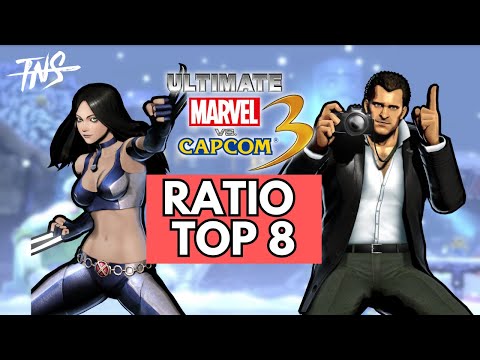 TNS UMvC3 RATIO TOP 8 (X-23. Frank West, Spider-Man, Storm, Phoenix) MvC3 Tourney Marvel 3