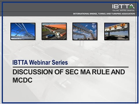 Discussion of SEC MA Rule and MCDC