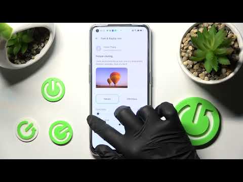 How to Change Font Size on OPPO RENO 5 Z - Text Size Settings