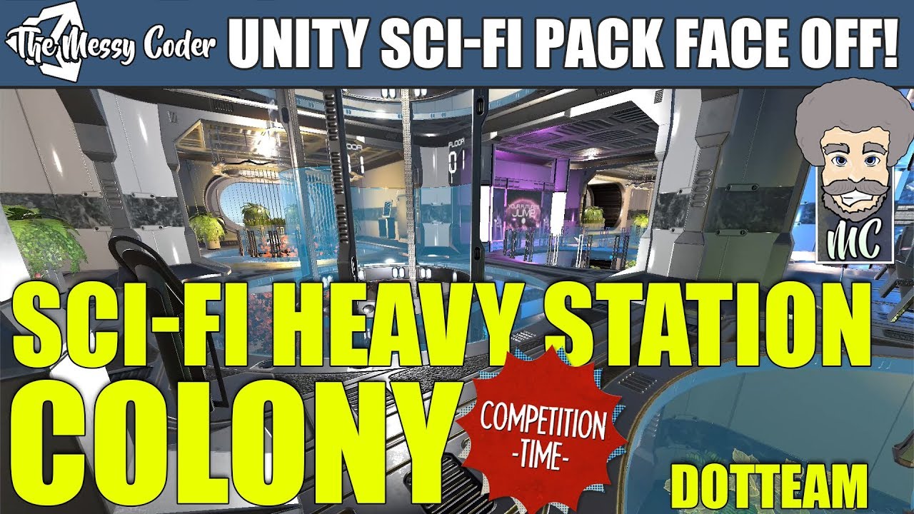Unity Asset Reviews - Sci-Fi Heavy Station Kit Colony