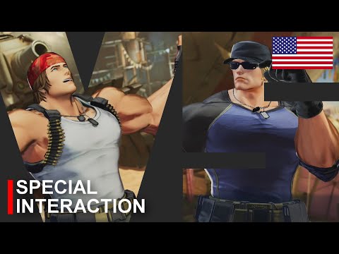 【KOF XV】RALF vs CLARK ► Story Special Interaction English Mod