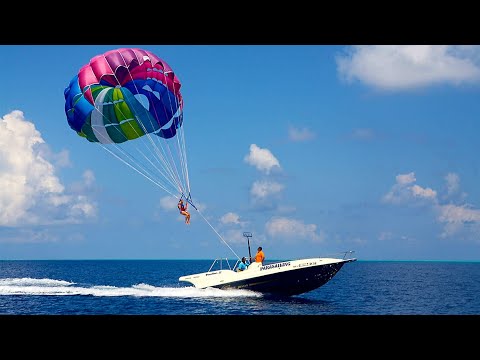 Parasuit Ride - Goa, Anjuna Beach HD.