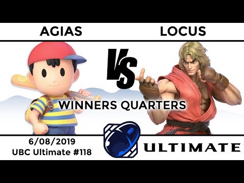 UBC Ultimate #118: WR3 - Agias (Ness) vs TGS|Locus (Ken)