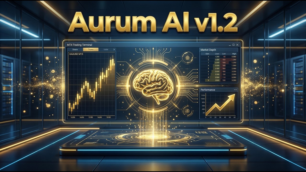 Aurum AI v1.2 MT4 | Powerful Gold Trading Robot (XAUUSD EA)