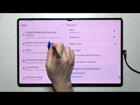Samsung Galaxy Tab S8 Ultra - How To Turn On & Off Fast Charging
