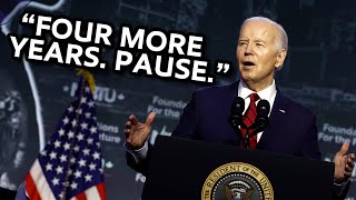 "FOUR MORE YEARS. PAUSE." - Joe’s Most Ridiculous Gaffe Yet?