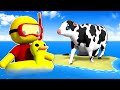 I Found a LOST COW on an Island in Wobbly Life!