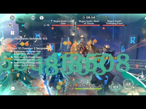 So I recently got Albedo and C1 Kazuha?? vs 3 Maguu Kenki | Floor 12 Chamber 2 | Genshin Impact