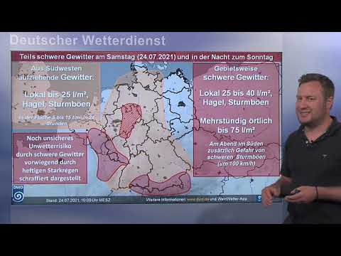 Unwetterinformation - Deutscher Wetterdienst (DWD)