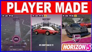 Forza Horizon 5 PLAYER MADE Forzathon Daily Challenges Play any Eventlab from the Creative Hub