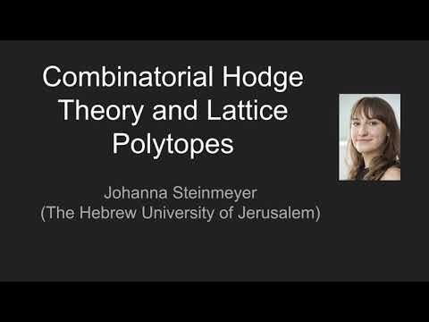 Combinatorial Hodge Theory and Lattice Polytopes by Johanna Steinmeyer