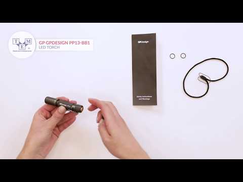 GP GPDESIGN PP13-BB1 - Torch: LED - UNBOXING