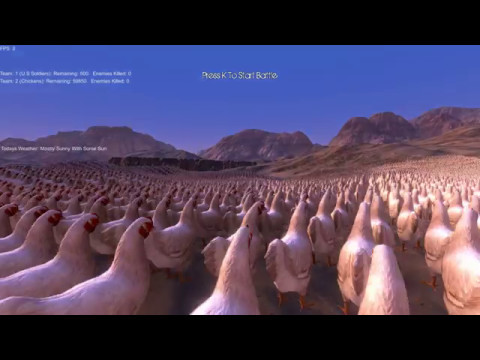Ultimate Epic Battle Simulator  WW2 soldiers vs chicken invasion