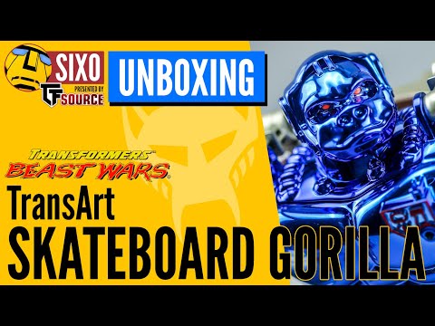 UNBOXING: Transformers Transart BWM-02 Skateboard Gorilla