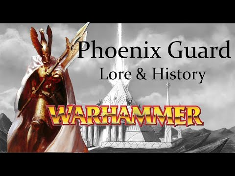 Phoenix Guard & The Annointed of Asuryan - High Elves - Warhammer Lore -Total War Warhammer 3